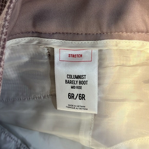 Express Columnist barely boot pants women’s 6R - Picture 6 of 8